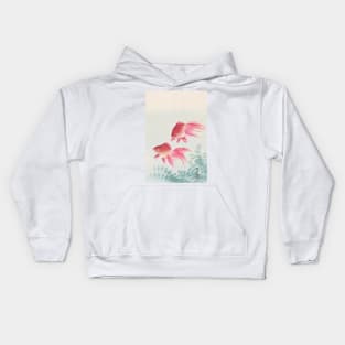 Goldfish by Ohara Koson Kids Hoodie